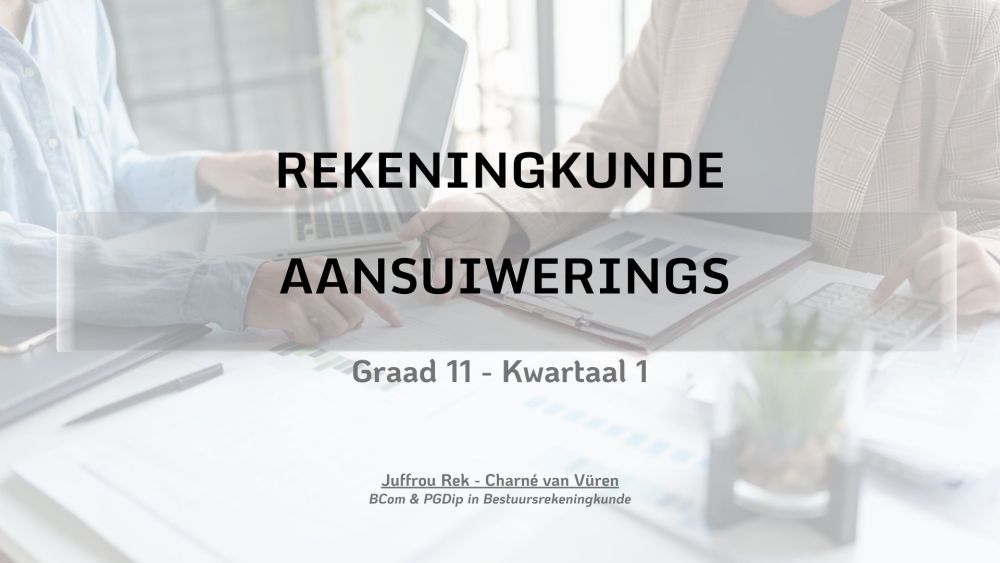 Graad 11 - Aansuiwerings